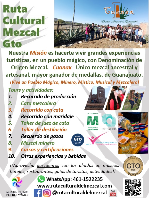 carta de experiencia Ruta del mezcal