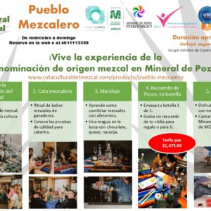 Pueblo Mezcalero en Mineral de Pozos con Mezcal